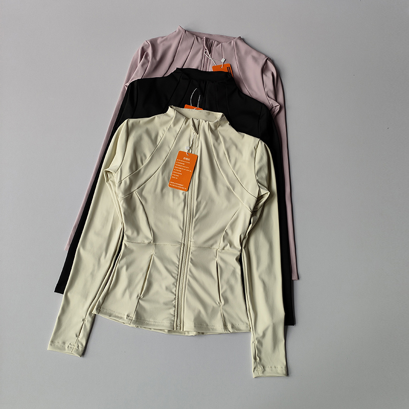 Yoga Fitness Jacket - Women Sports Jacket Zip Fitness Yoga