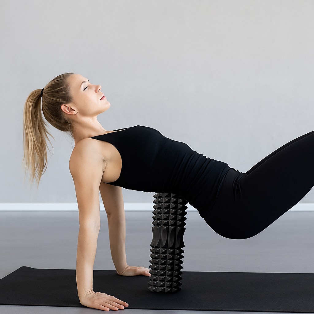 EVA Foam Fitness Back Roll Tri - đánh giá và giá Yoga Fitness Exercises