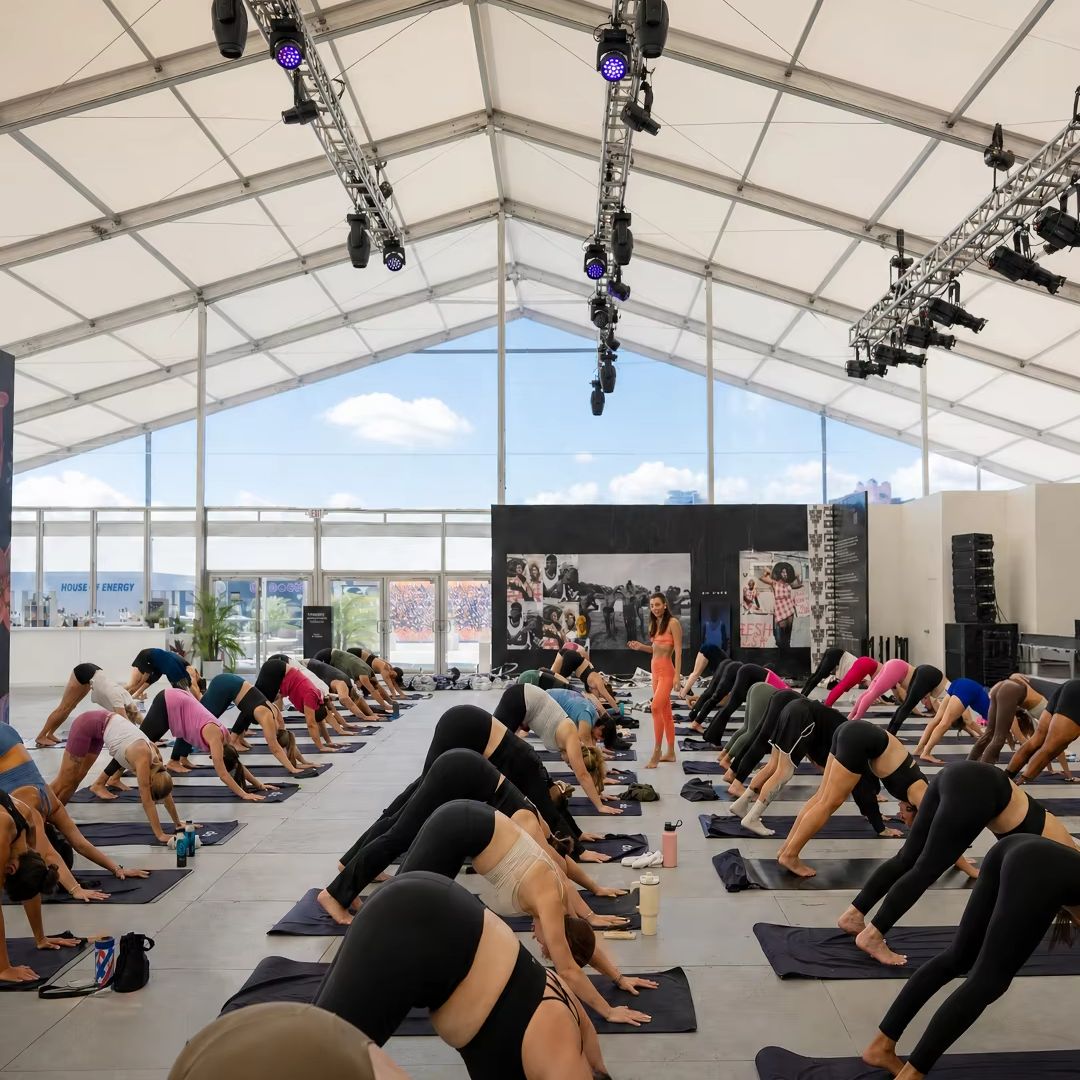 White Aluminum Atrium Tent Opt - đánh giá và giá Yoga Fitness Retreat