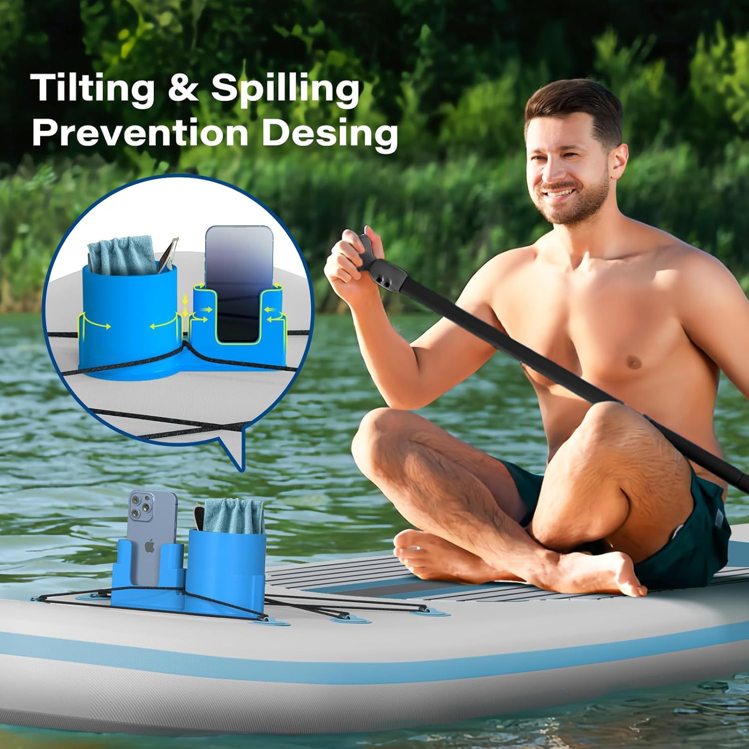 Kayak Drink Holder Surfboard K - đánh giá và giá Jump Rope
