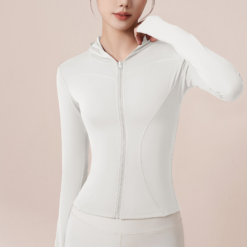 High Elastic Hoodie Yoga Jacke - đánh giá và giá Yoga Fitness Hoodie