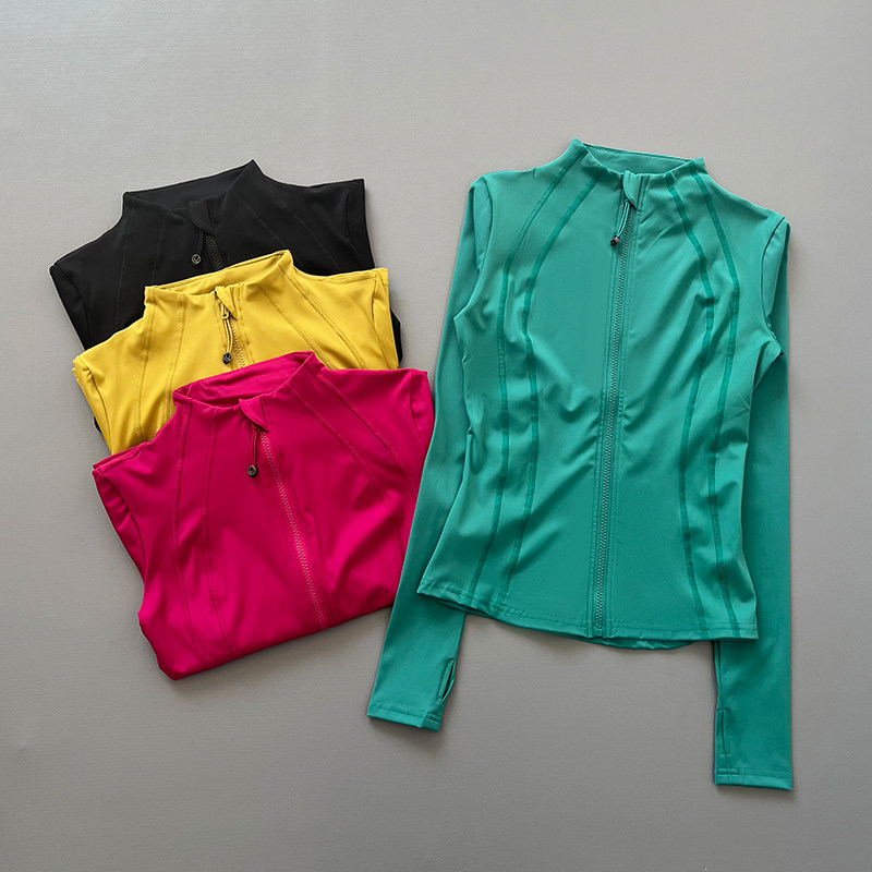Women Full Zip Long Sleeve Ath - đánh giá và giá Yoga Fitness Jacket