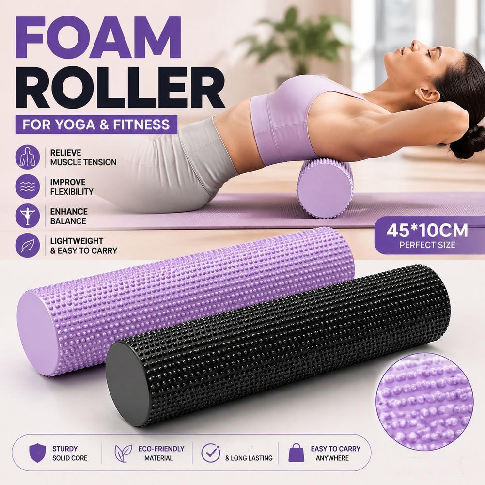 Yoga Foam Roller EVA High Dens - đánh giá và giá Yoga Fitness Exercises