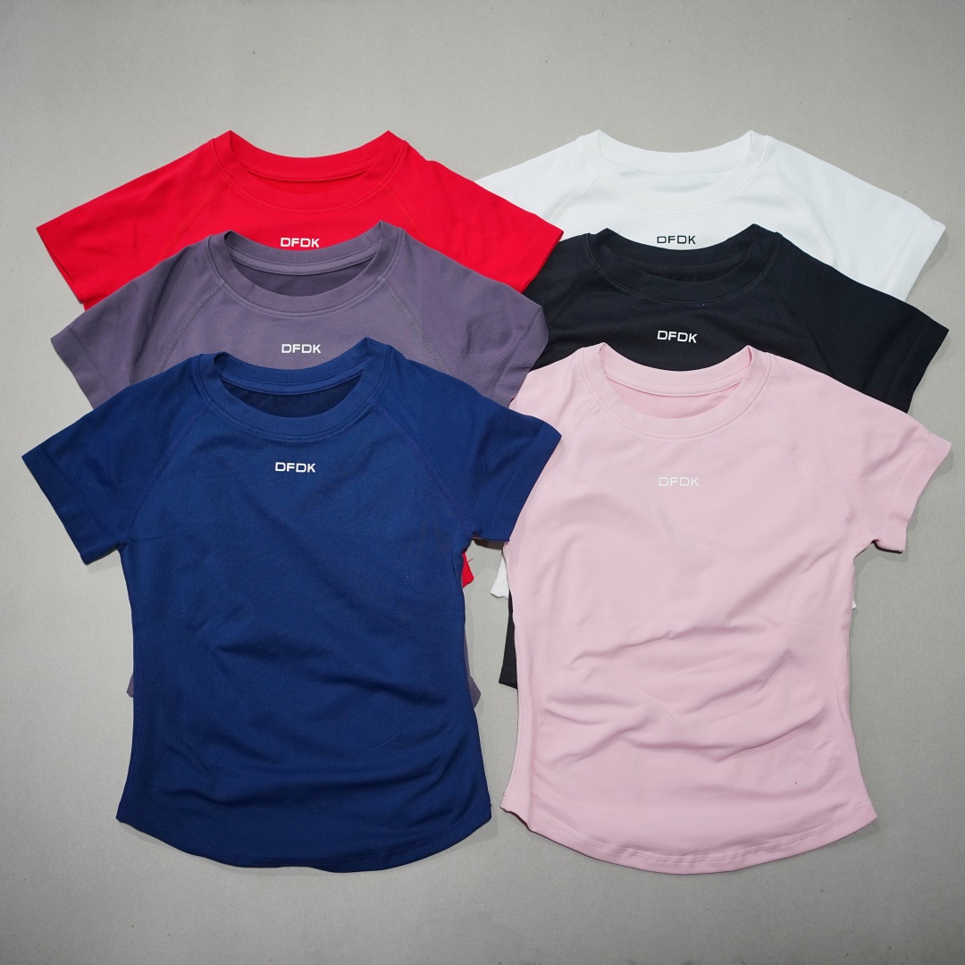 DFDK Women Elastic Slim Short  - đánh giá và giá Yoga Fitness Top
