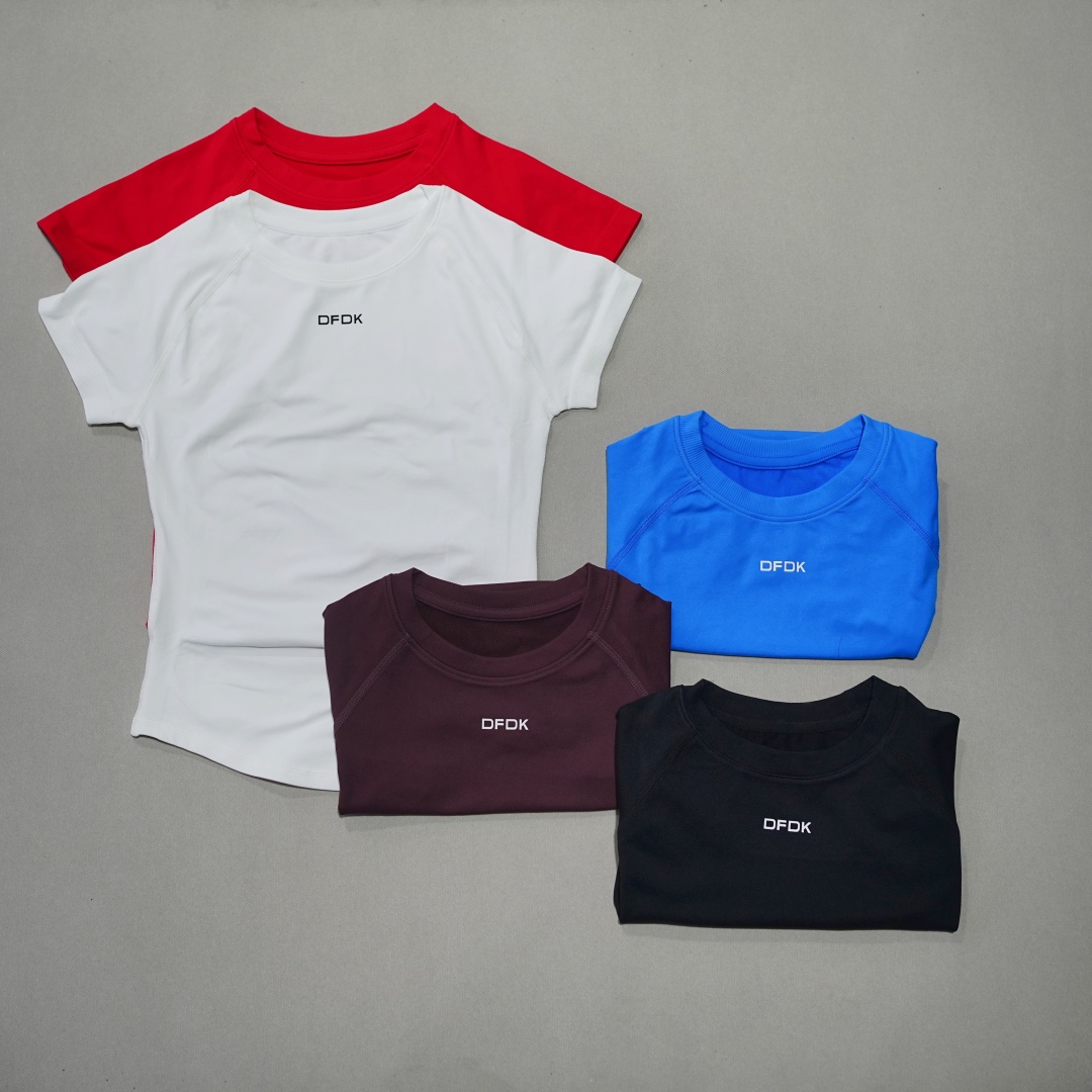 DFDK Women Elastic Slim Short  - đánh giá và giá Yoga Fitness Top