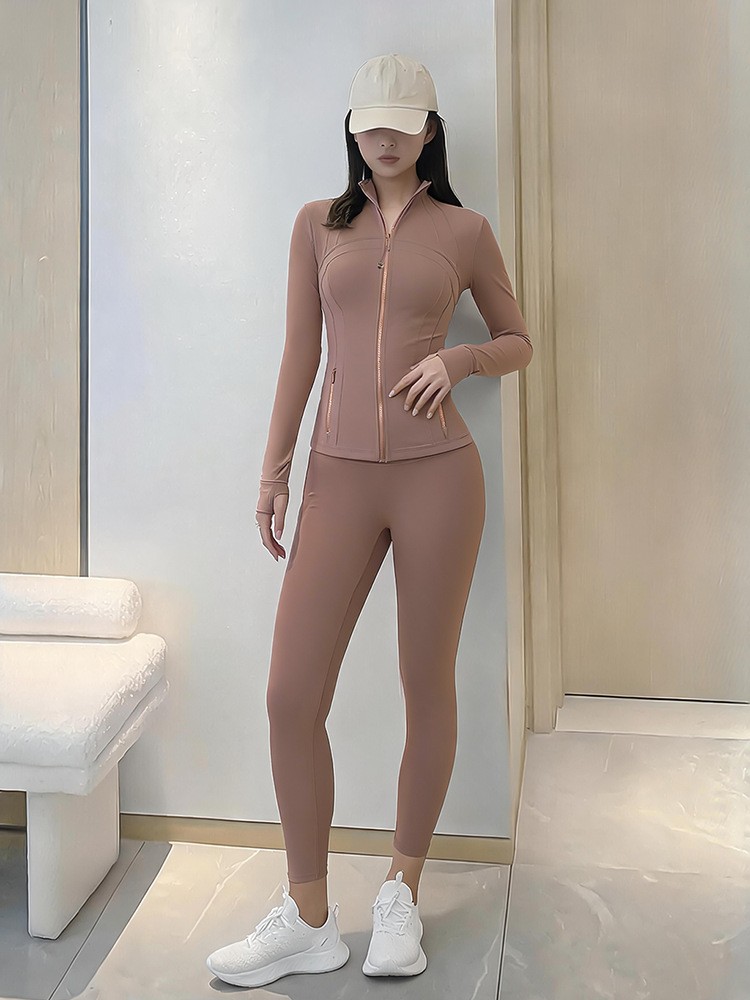 Women's Yoga Set Stand Collar  - đánh giá và giá Yoga Fitness Jacket