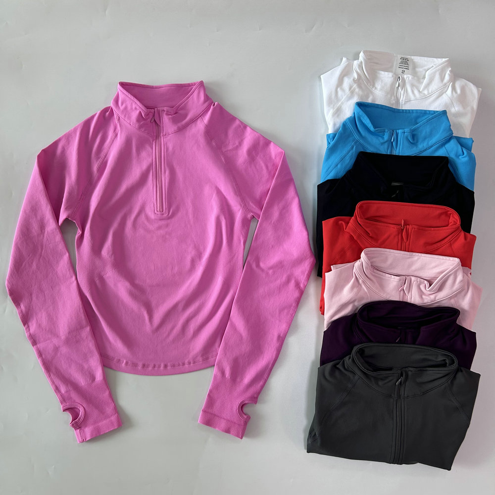No Logo Yoga Jacket With Half  - đánh giá và giá Yoga Fitness Top