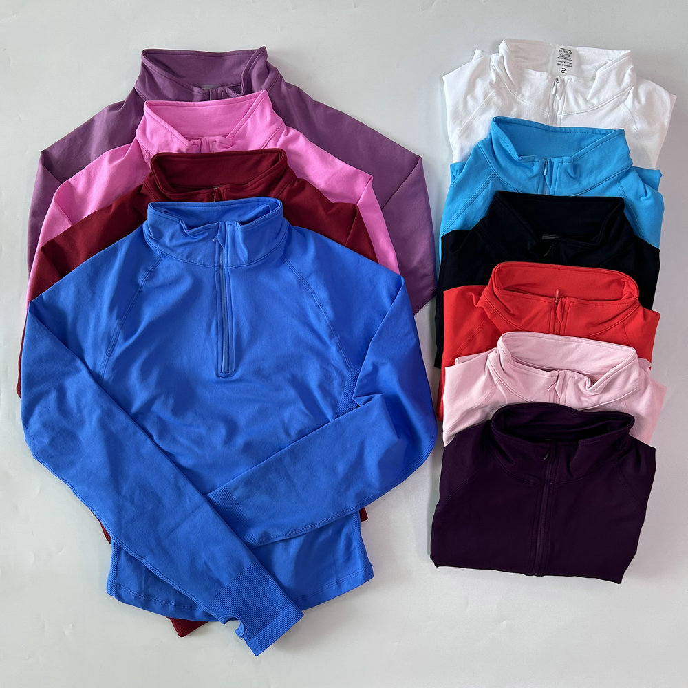 No Logo Yoga Jacket With Half  - đánh giá và giá Yoga Fitness Top