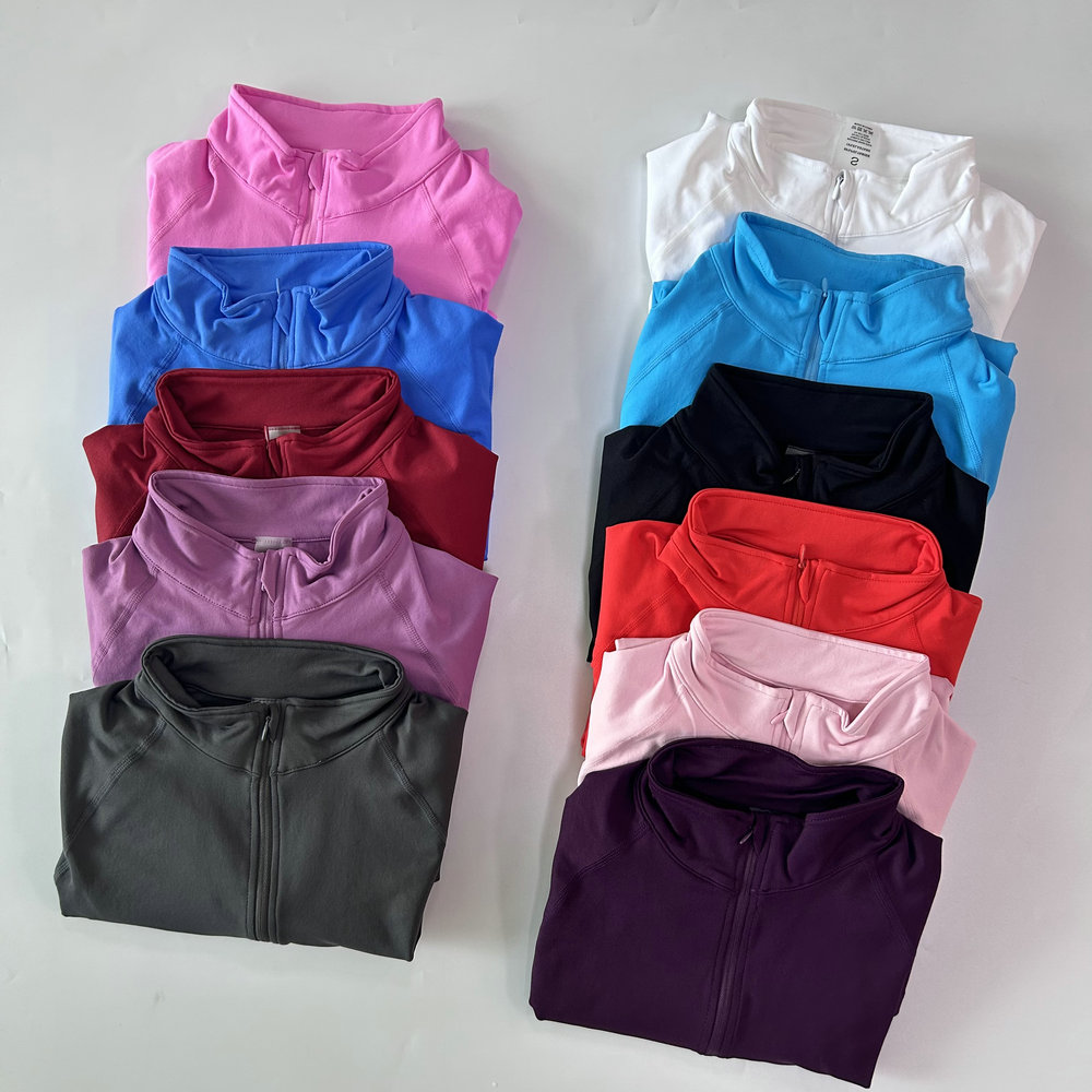 No Logo Yoga Jacket With Half  - đánh giá và giá Yoga Fitness Top