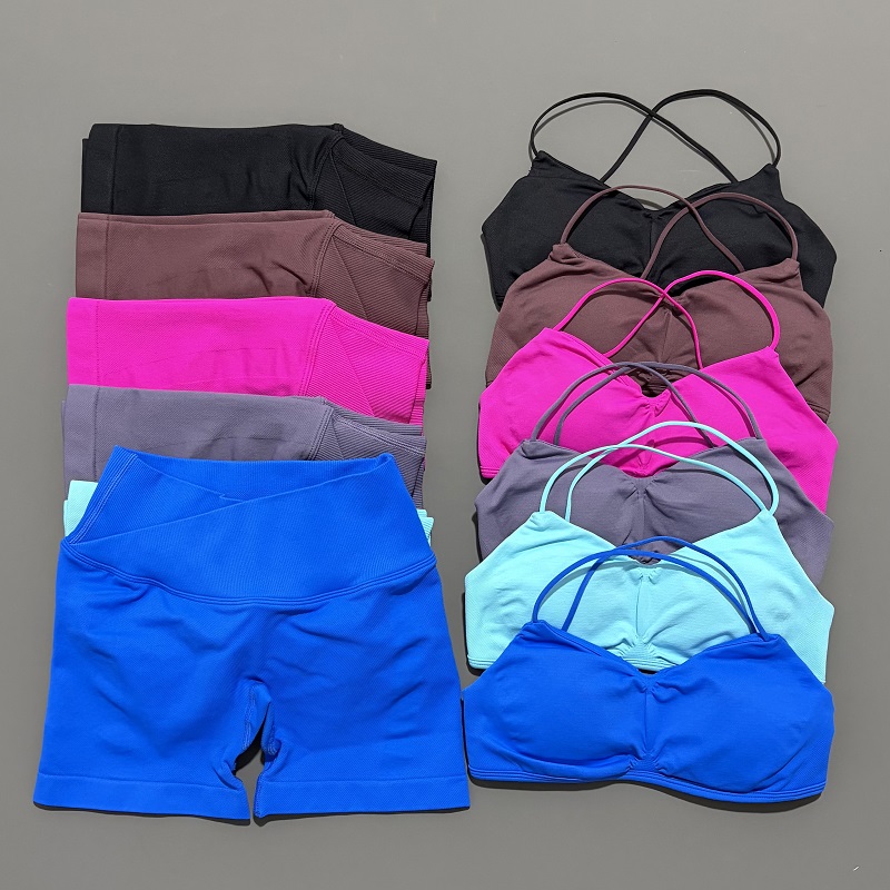 2 Piece Vision Gym Set Women Y - đánh giá và giá Yoga Fitness Top