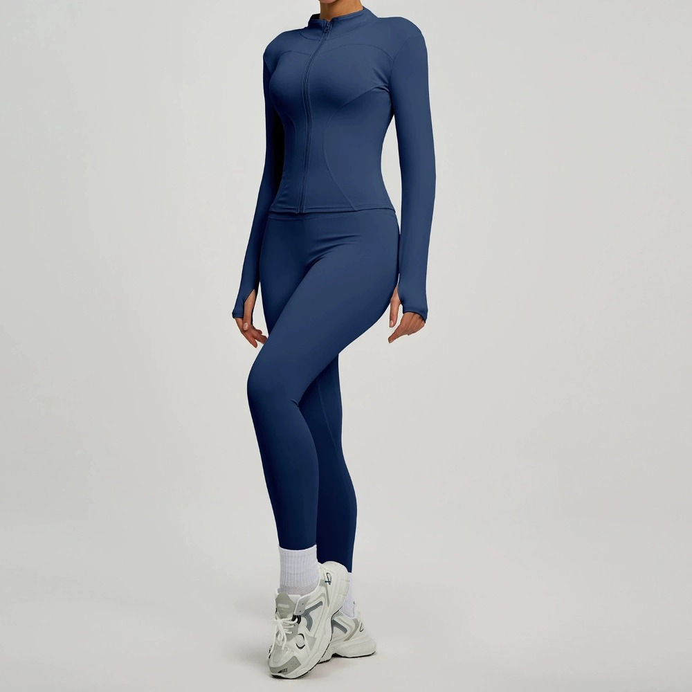 2PCS Jacket Yoga Sets Women Lo - đánh giá và giá Yoga Và Fitness